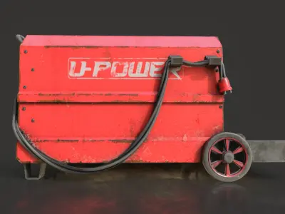 POWER DISTRIBUTOR Low-poly 3D model
