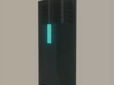 Sci-Fi Building - A1 Low-poly 3D model