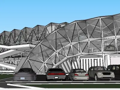 Sketchup Parking building PP3 3D model