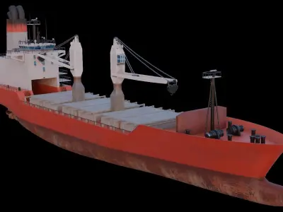 Cargo Ship 3D model