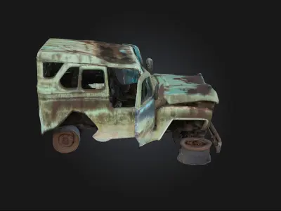 Abandoned Relic  Echoes of a Forgotten Age 3D model