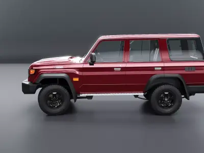 Toyota Land Cruiser J70 2026 3D model