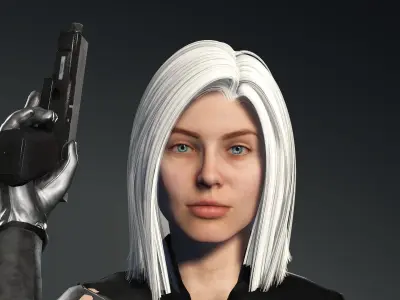 Silver Sable 3D model