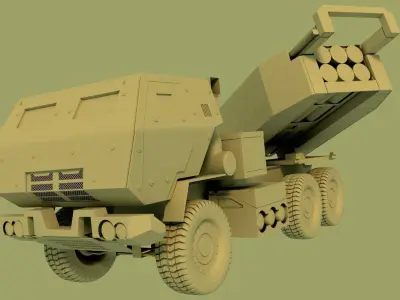 Himars MLRS 3D model