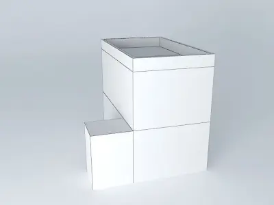 Industrial cube Free 3D model