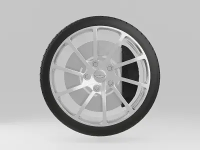 Aston Martin Langonda 2016 Wheel 3D model