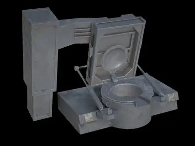 Induction Core Low-poly 3D model