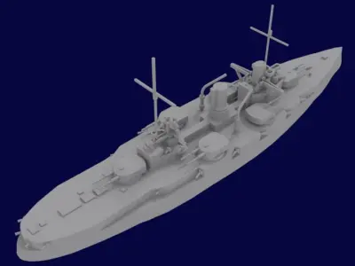 SMS Nassau 3D print model