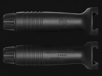 KAC Vertical Foregrip Attachment - Game Asset Low-poly 3D model