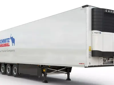 Semi Trailer Refrigerator 3D model