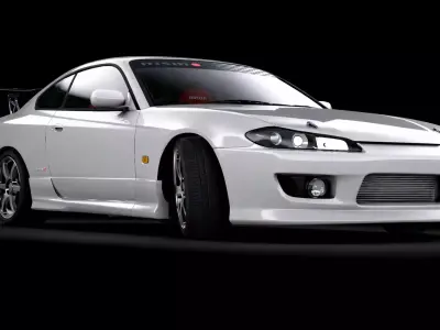 Nissan Silvia spec-R S15 Tuned 3D model