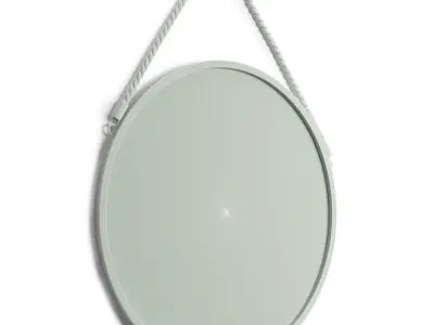 Industrial wall mirror by Trent Austin  3D model