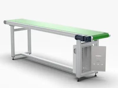 Conveyor Belt Assembly Line Free 3D model