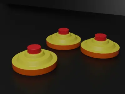 Land mine  3D model