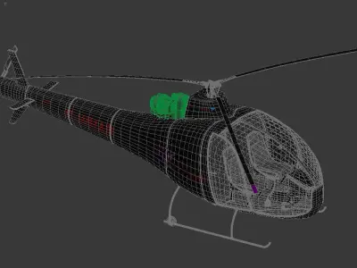 3D model of a helicopter 3D model by tung14726492