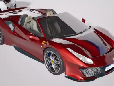 ArchViz Car Assets P07 - Unreal Engine 5 3D model
