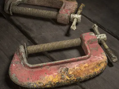 G Clamp - Photogrammetry Asset 3D PhotoScan Low-poly 3D model