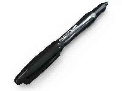 Permanent Marker 3D model purchase