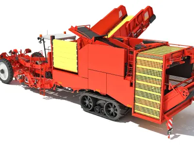 Potato Combine Harvester 3D model