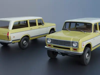 International Travelall 1974 3D print model