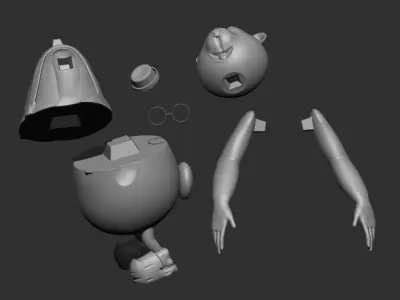 bear model for 3d printing Free 3D print model