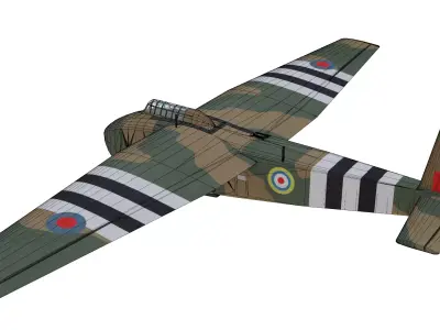 GAL 49 Hamilcar Low-poly 3D model purchase