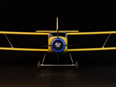 Airplane 3D model 2