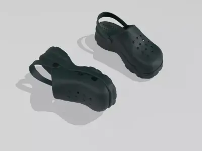 Clogs Sandal Sky 3D model