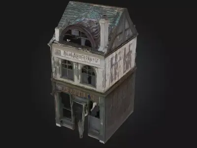 Abandoned Apothecary  Eerie Elegance of Forgotten Remedies 3D model