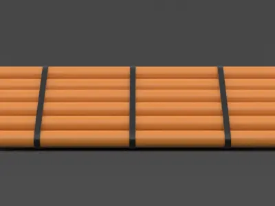 Plastic Pipe 3D model