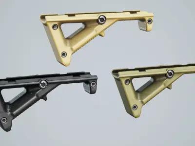 Foregrip Magpul AFG2 Low-poly 3D model