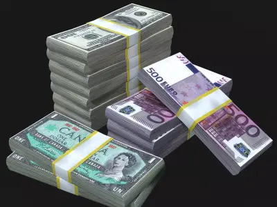 Money  Low-poly 3D model