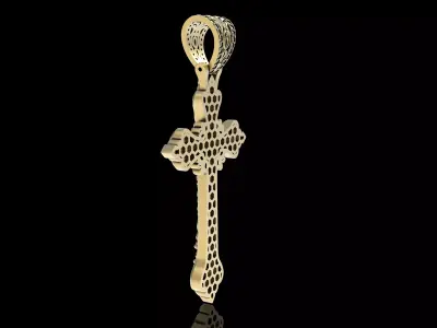 Designing Cross Pendant 3D print model