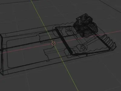 mousetrap Mouse 3D model