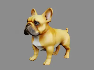 Cute Dog 3D model