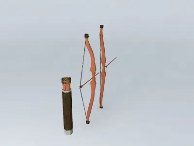 ARGONAUTS bow and arrow 3D model