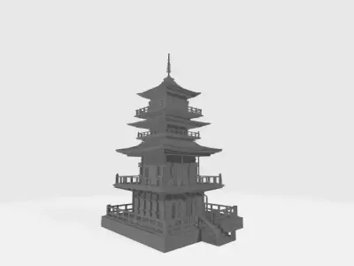 Japanese 3D model