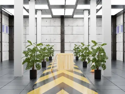MODERN WAREHOUSE 3D model