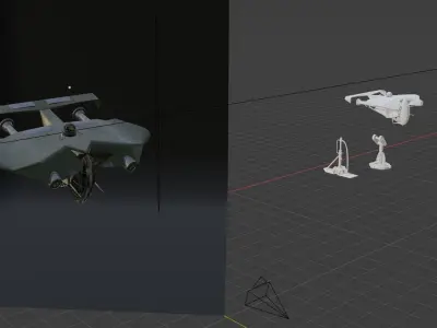 Drop Ship - Custom Star Wars Ship 3D model