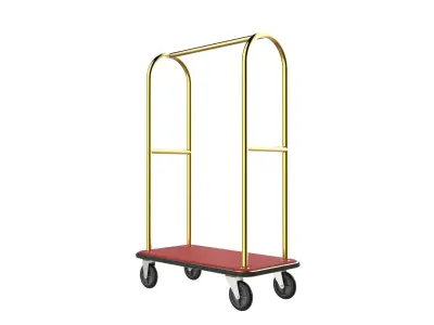 Hotel Trolley 02 3D model