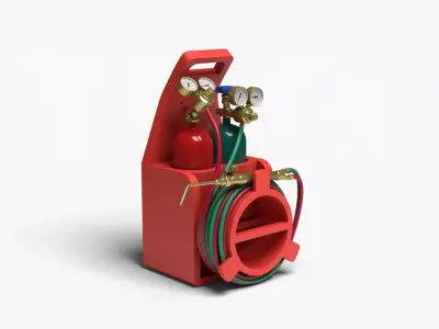 Oxyacetylene 3D model