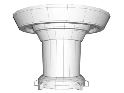 sci-fi test tube 3D model
