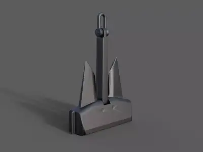 Offshore Anchor Typ E 3D print model
