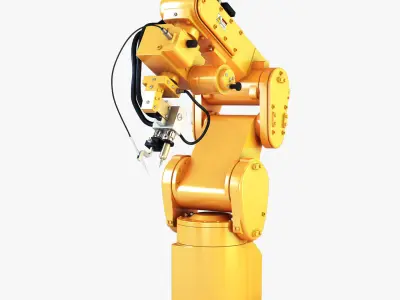 Generic Industrial Robot v 1 3D model