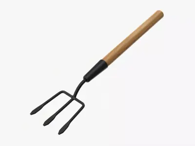 Pitchfork gardening 01 3D model