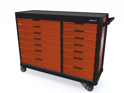 Storage Box Tools 2 Low-poly 3D model