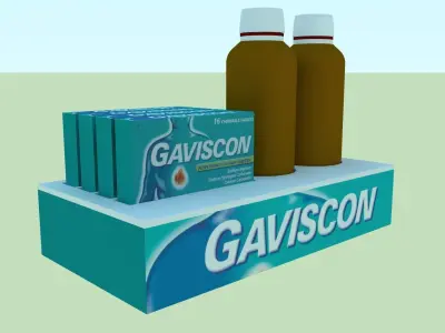 Pharmacy display Free 3D model