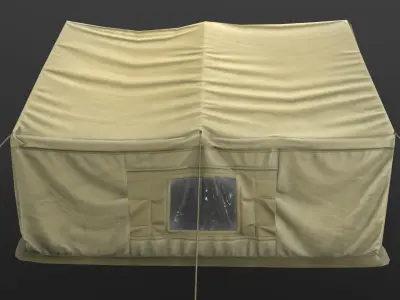 Low poly Tent Low-poly 3D model