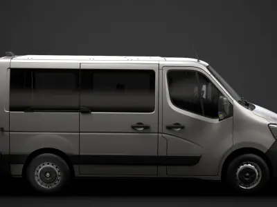 Renault Master L1H1 WindowVan 2020 3D model
