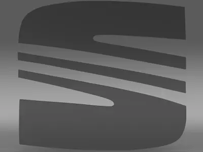 seat logo 3D model by Sergey